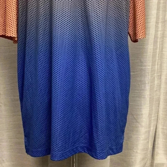 Greg Norman Men’s Play-Dry Gold Orange Blue Ombre Short Sleeve Polo | Size XXL - Picture 5 of 11